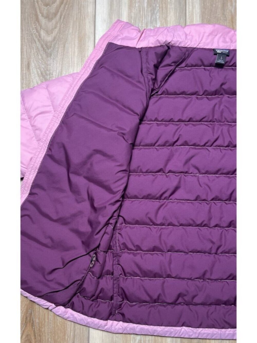 Patagonia Netplus Shells Recycled Pink Down Puffer Jacket -Youth Size Large (12) - Picture 12 of 16